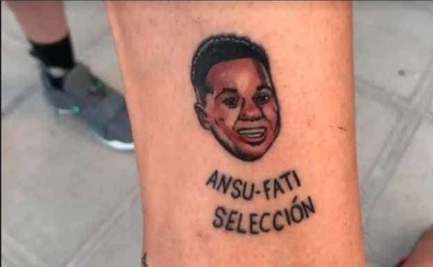 EstoesRuyman, el youtuber que se tatuó a Ansu Fati y que es amigo de Pedri: "Dijo que qué mejor sitio para ver ese partido que su casa"