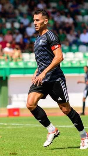 Armando, con la camiseta del Unión Atlético.
