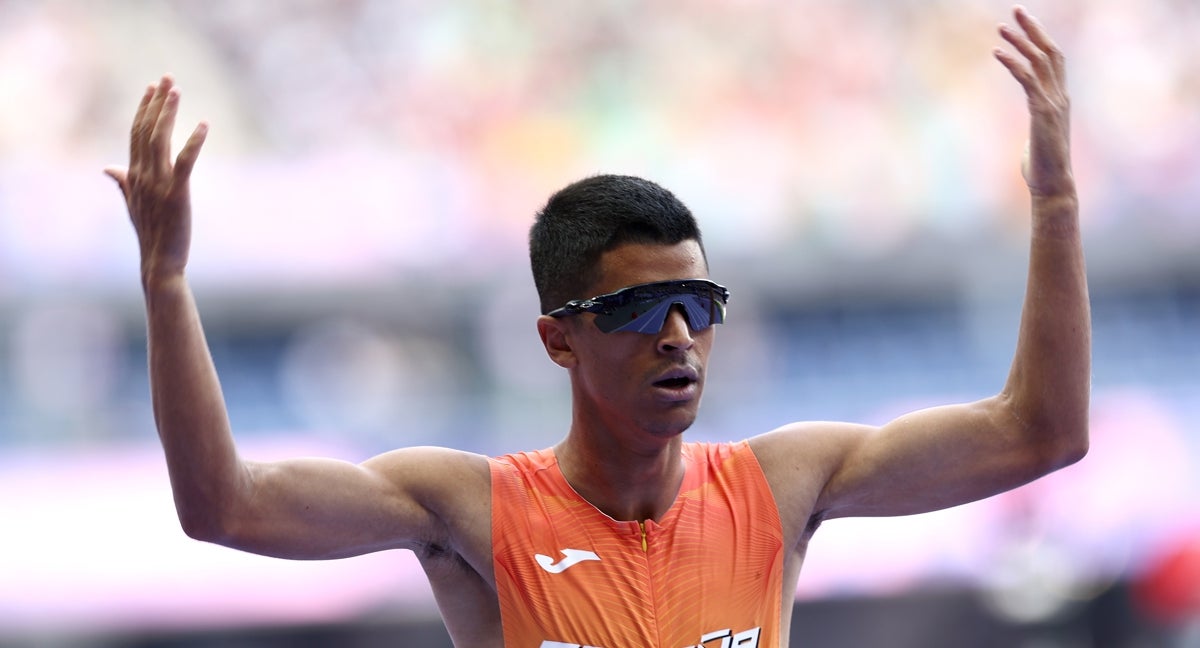 Attaoui, durante los Europeos de atletismo.