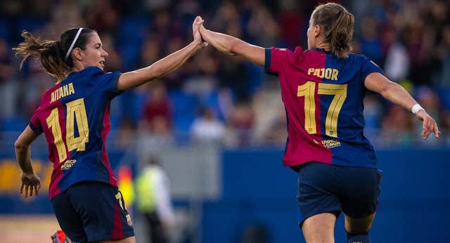Los siete goles en 45 minutos con los que el Barça amaina las dudas y celebra su poderío en Liga F