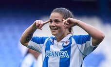 Así se cocinó el golazo de Millene Cabral que desbloquea al Dépor: «Estuvimos hablando de que la portera era bajita... y no me lo pensé»
