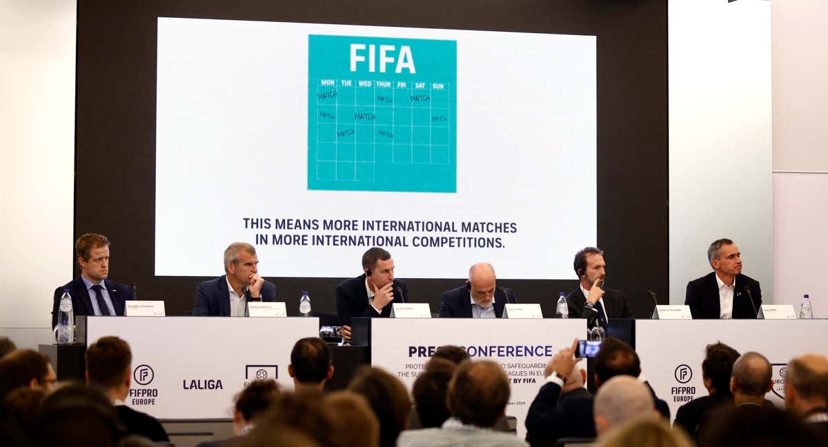 Javier Tebas presente en Bélgica.