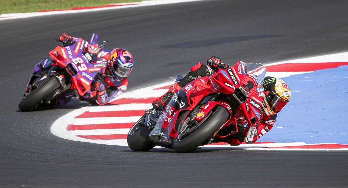 Pecco Bagnaia y Jorge Martín.