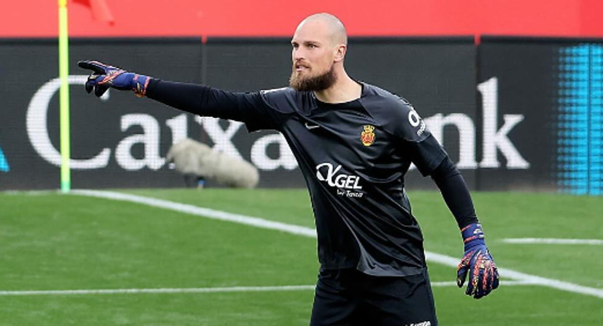 Predrag Rajković en un partido con el Mallorca.