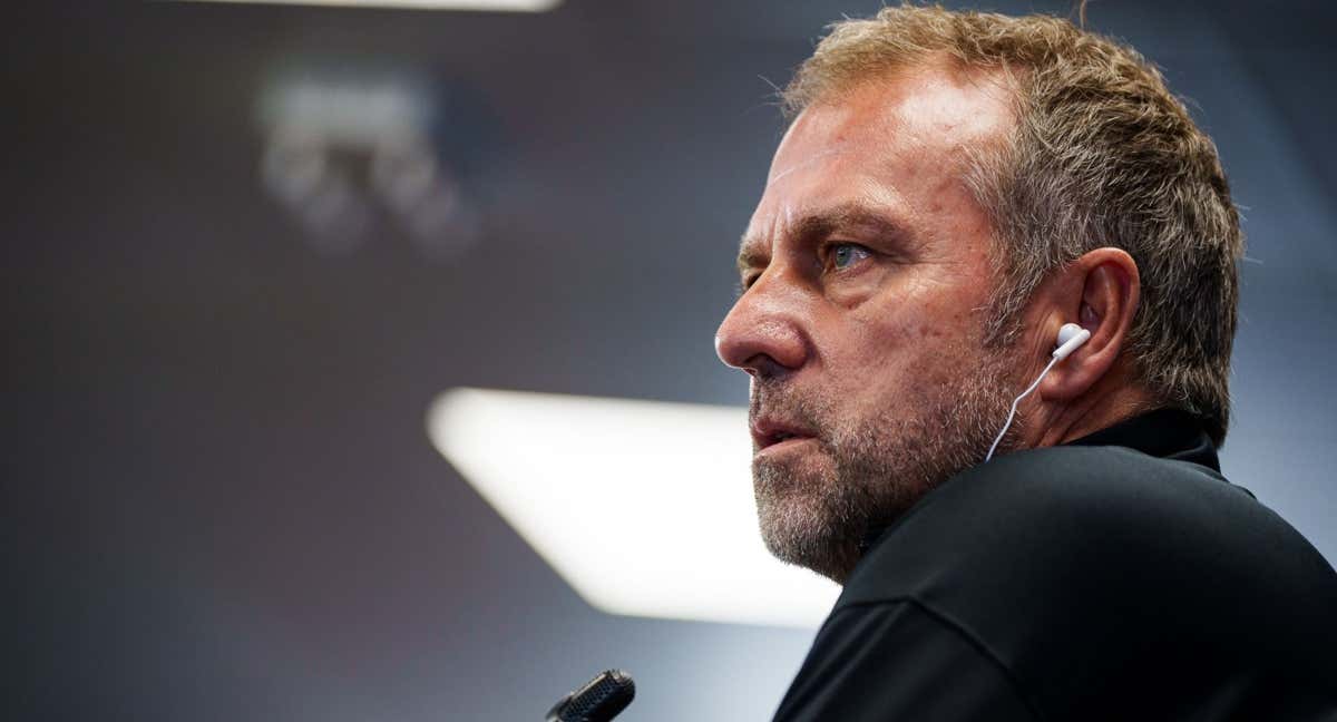 Hansi Flick, en conferencia de prensa.