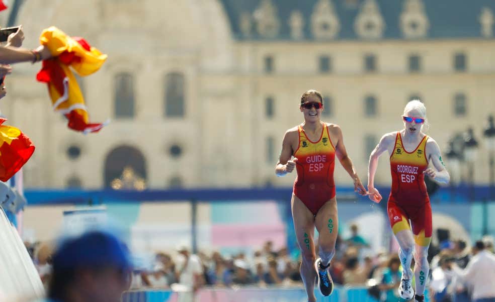 España se cuelga el bronce en el mundial mixto de triatlón paralímpico