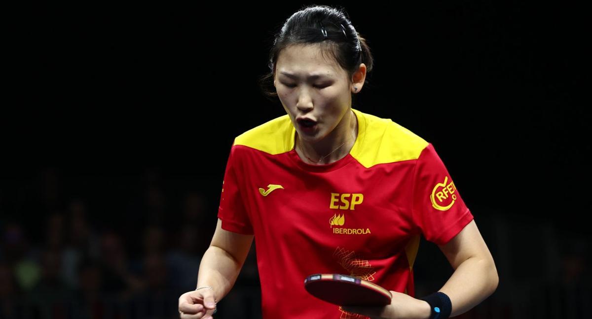 María Xiao gana el bronce en el Campeonato Europeo de tenis de mesa.