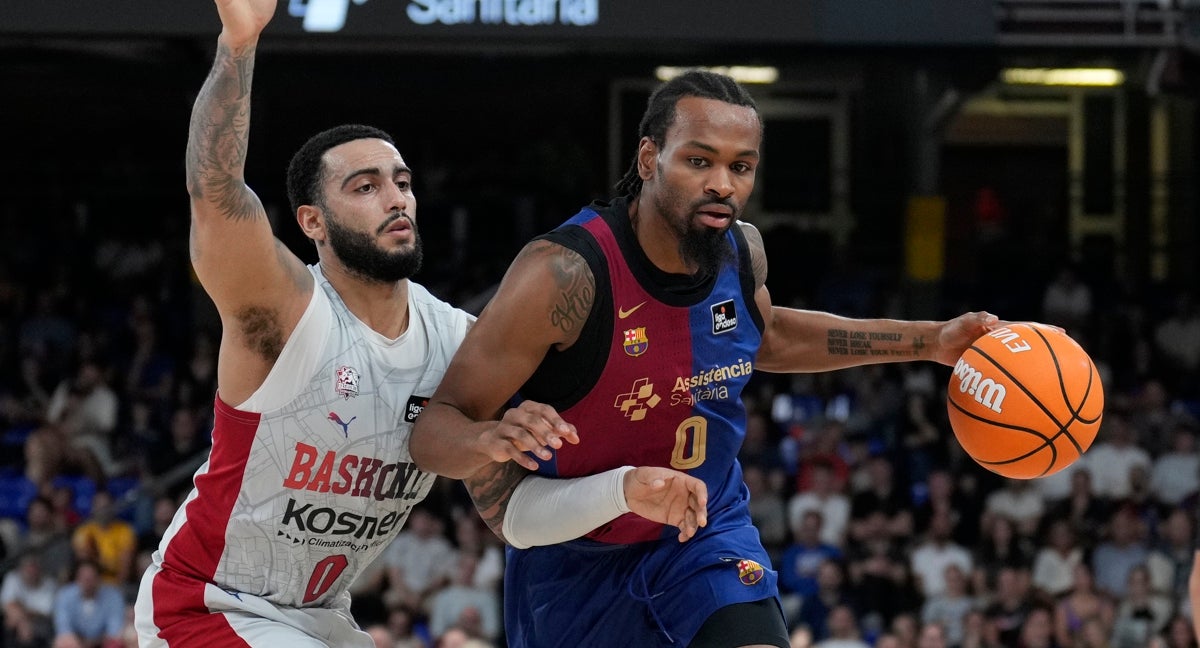 Kevin Punter durante el partido entre el Barça y el Baskonia de ACB.