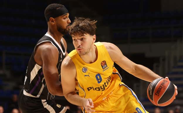 Partido entre el Maccabi y el Partizan disputado en Belgrado, con el Maccabi como local. EFE