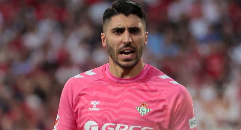 Rui Silva, en un partido con el Betis esta temporada.
