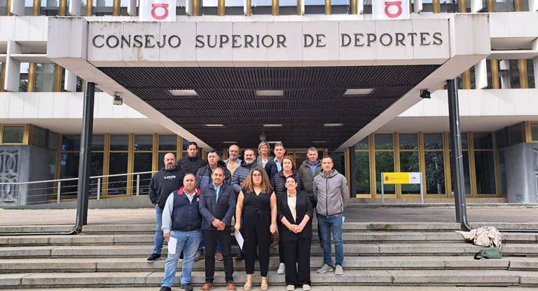 Concentración de territoriales frente al CSD.