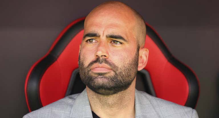 Claudio GIráldez, en un partido con el Celta.