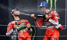 El compañero de Bagnaia en Ducati no está dispuesto a ayudarle: “Lo que quiero es ganar yo”