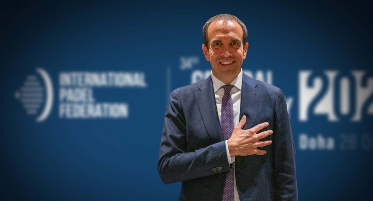 Luigi Carraro tras ser reelegido presidente.