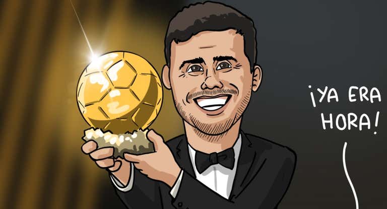64 años después del que ganó Luis Suárez, el fútbol masculino español tiene su segundo Balón de Oro.