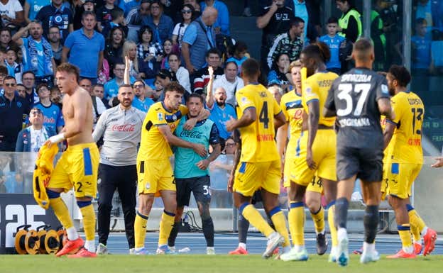 Retegui celebra el 0-3. REUTERS