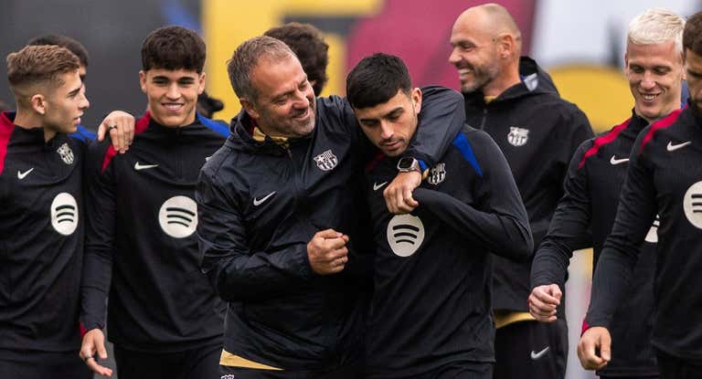 El Barça ha alterado el entrenamiento por la DANA.