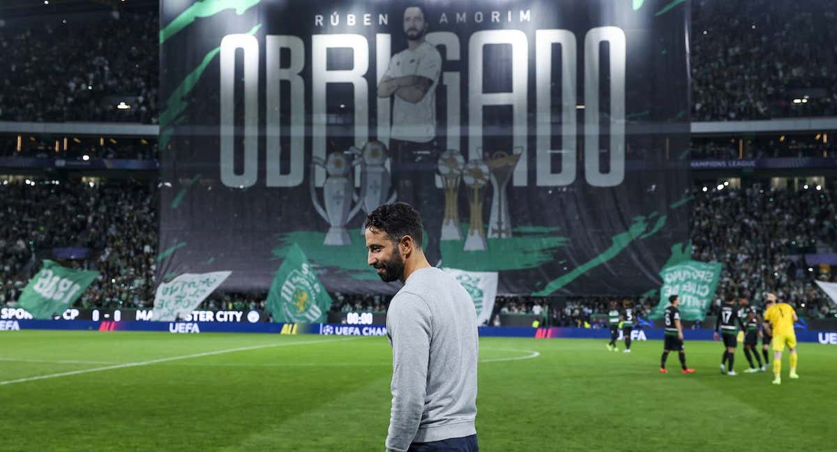 Ruben Amorim se despedía del Sporting antes de irse al Manchester United.
