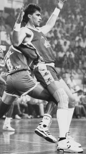 Sabonis con el Forum. ABC