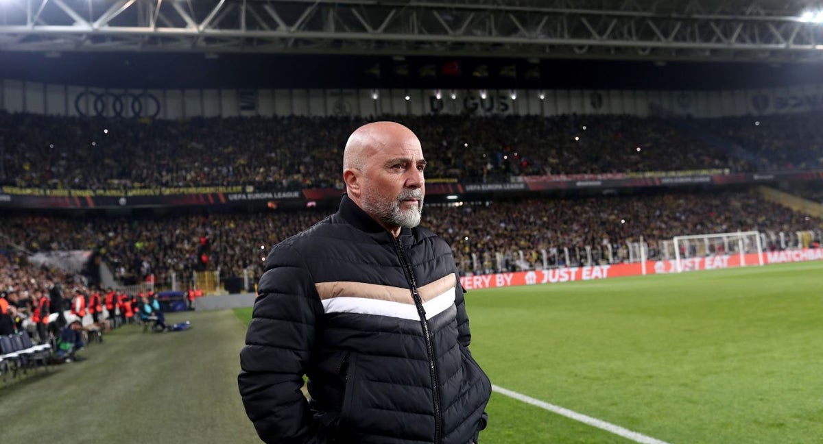 Sampaoli durante un encuentro.