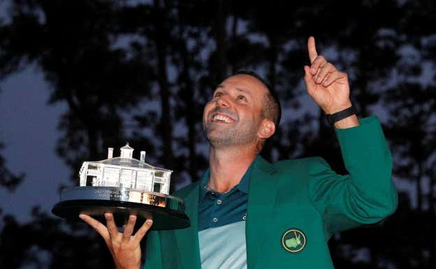 Sergio García, campeón del Masters de Augusta en 2017.  EFE