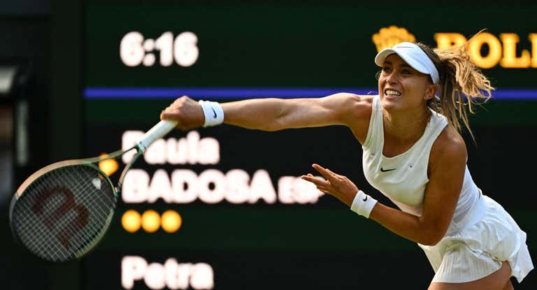 Paula Badosa en Wimbledon 2022.