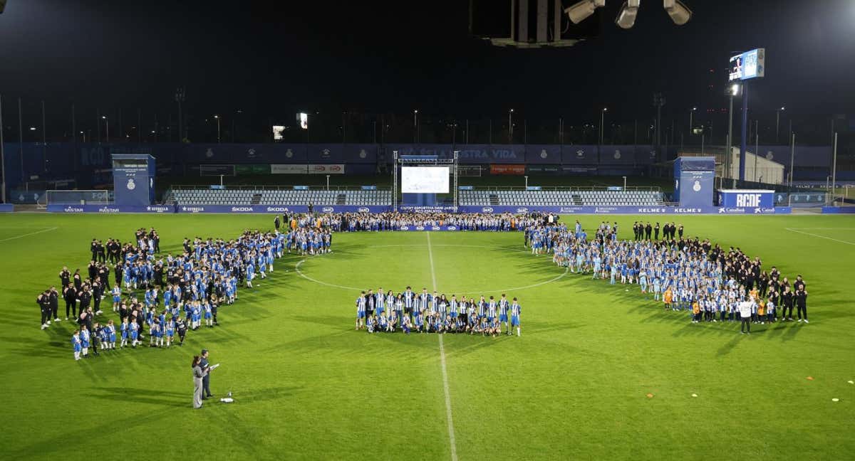 Presentación de la cantera del Espanyol.