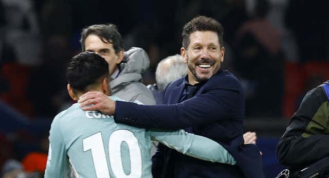 Simeone se rinde a su salvador: «Correa tiene el nombre de Ángel por algo»