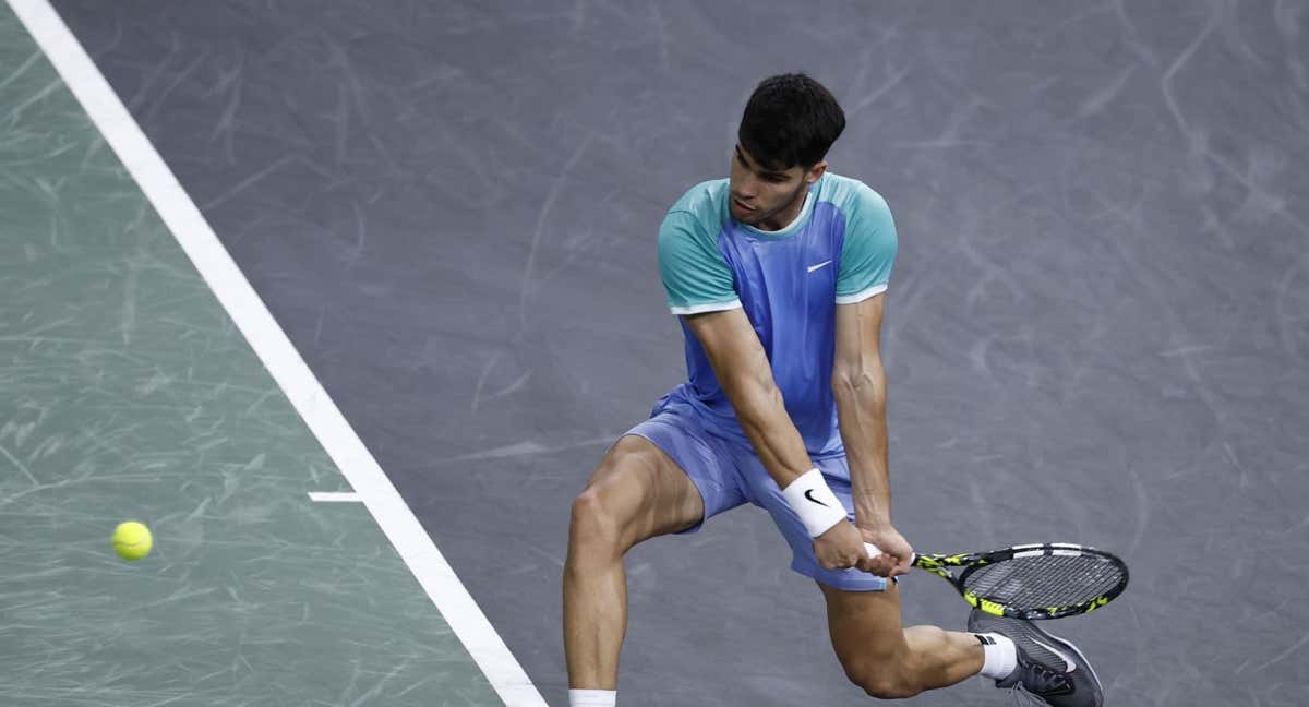 Carlos Alcaraz debuta en el ATP Finals 2024 contra el noruego Casper Ruud.