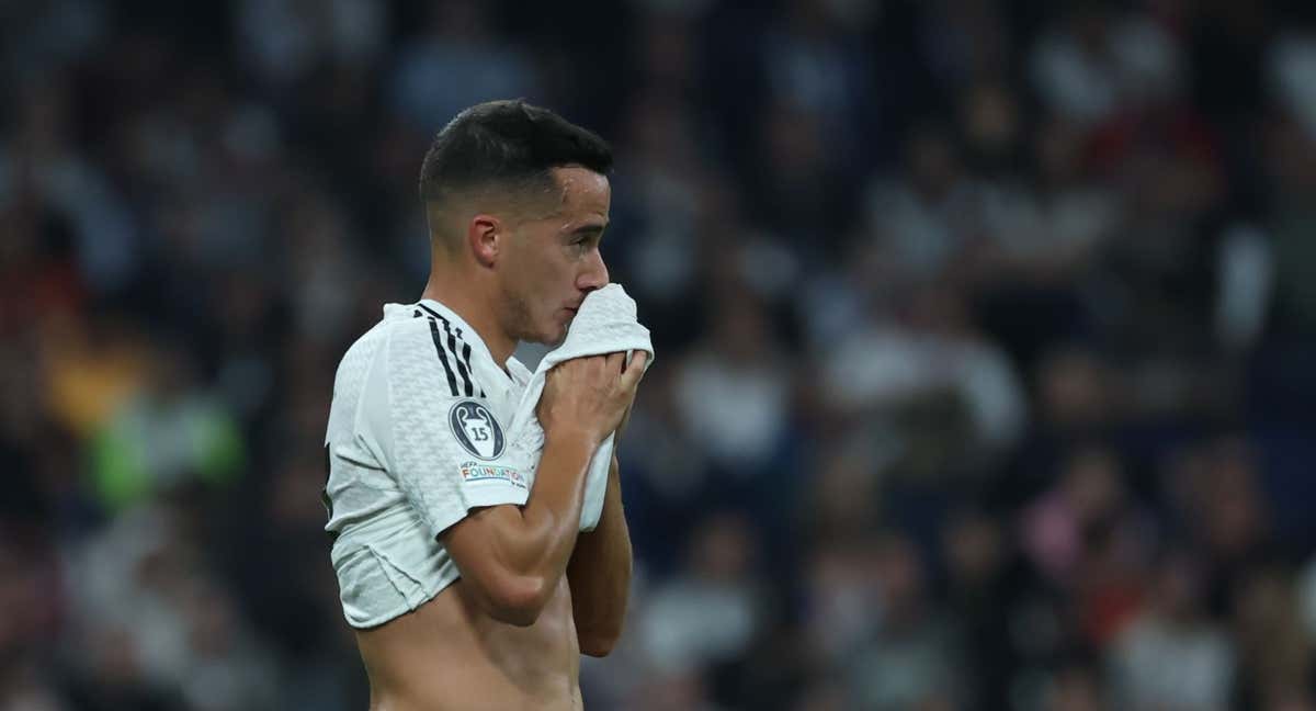 Lucas Vázquez, en un partido con el Real Madrid.