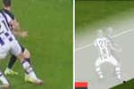 ¿Por qué es fuera de juego el gol de Lewandowski cuando en la primera repetición parecía que no?