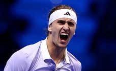 Zverev supera a Rublev y se acerca a semifinales del ATP Finals