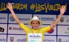 El sempiterno Óscar Sevilla gana la primera etapa y lidera la Vuelta a Ecuador