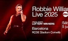 En medio del ruido del Bernabéu... Robbie Williams «elige» el RCDE Stadium del Espanyol para su único concierto en España