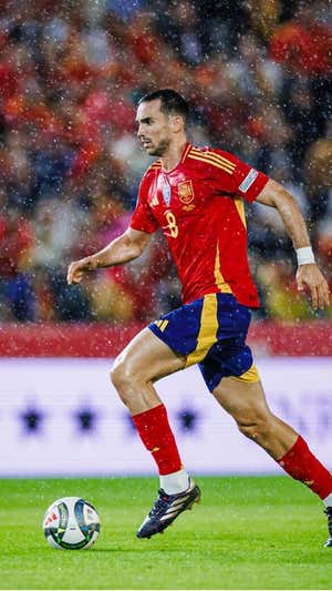 Fabián, contra Serbia en octubre.  INSTAGRAM
