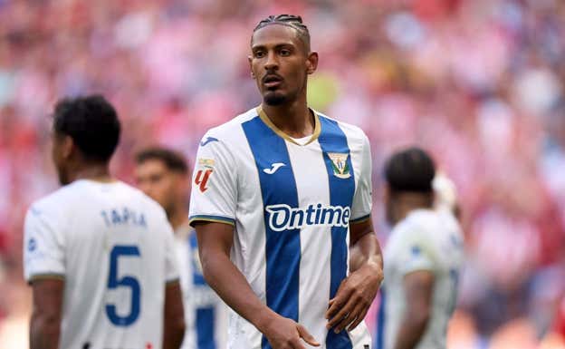 Haller, en el Metropolitano con el Leganés.  Getty