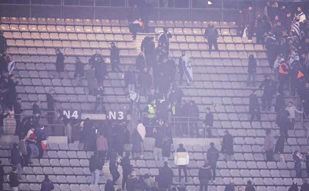Una imagen de las gradas del Saint Dennis.  EFE