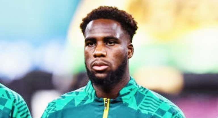 Boulaye Dia con la selección de Senegal.