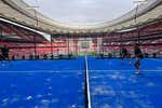La iniciativa que ha hecho cambiar el césped del Metropolitano por pistas de pádel