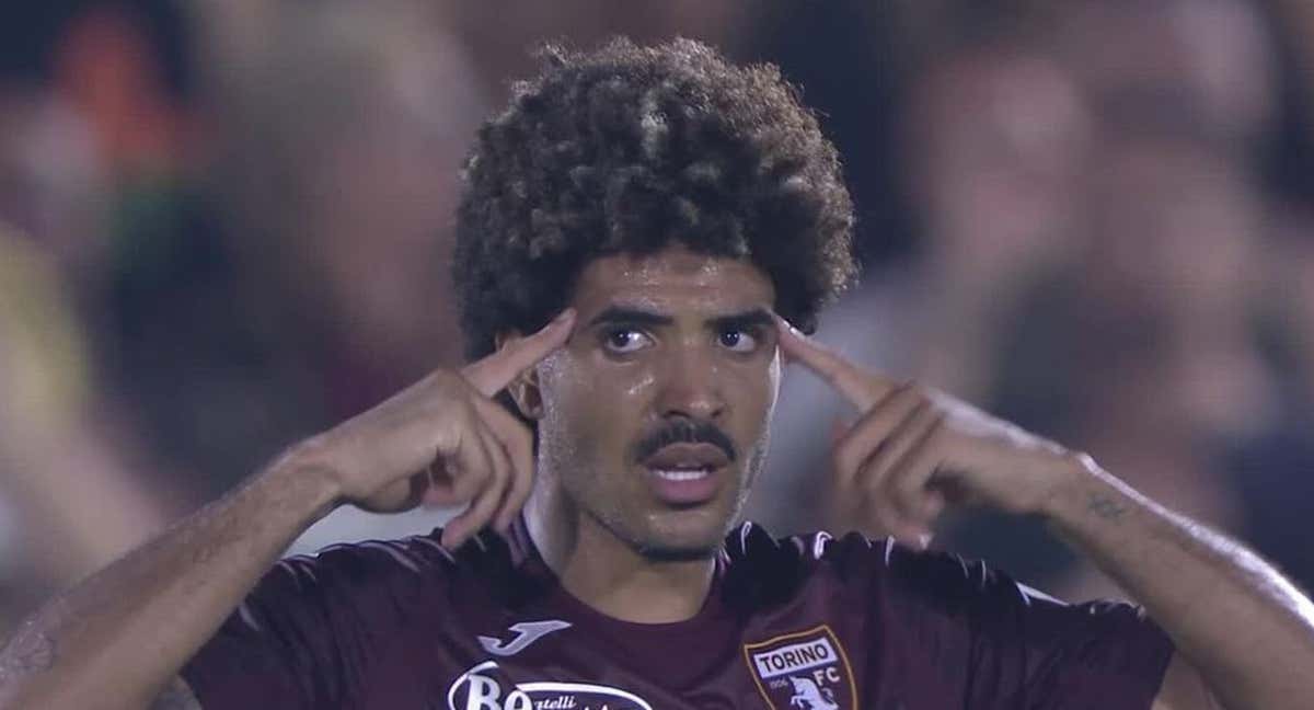 Saúl Coco, durante un partido esta temporada con el Torino.
