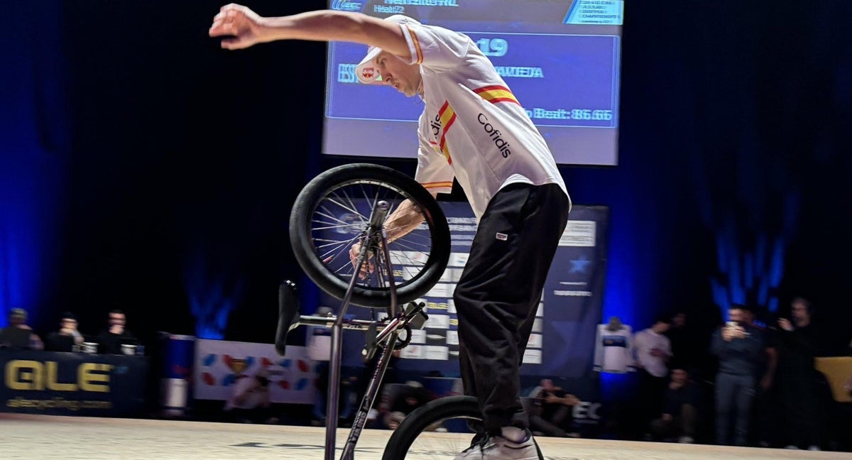 Viki Gómez durante la final.