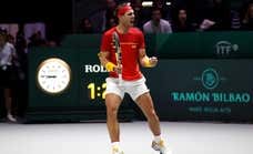 Rafa Nadal - Botic Van de Zandschulp: resumen y reusltado del partido España - Holanda de la Copa Davis 2024