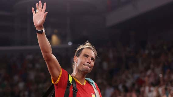 Rafael Nadal, durante las Finales de la Copa Davis en Málaga, su último torneo como tenista profesional. /Reuters