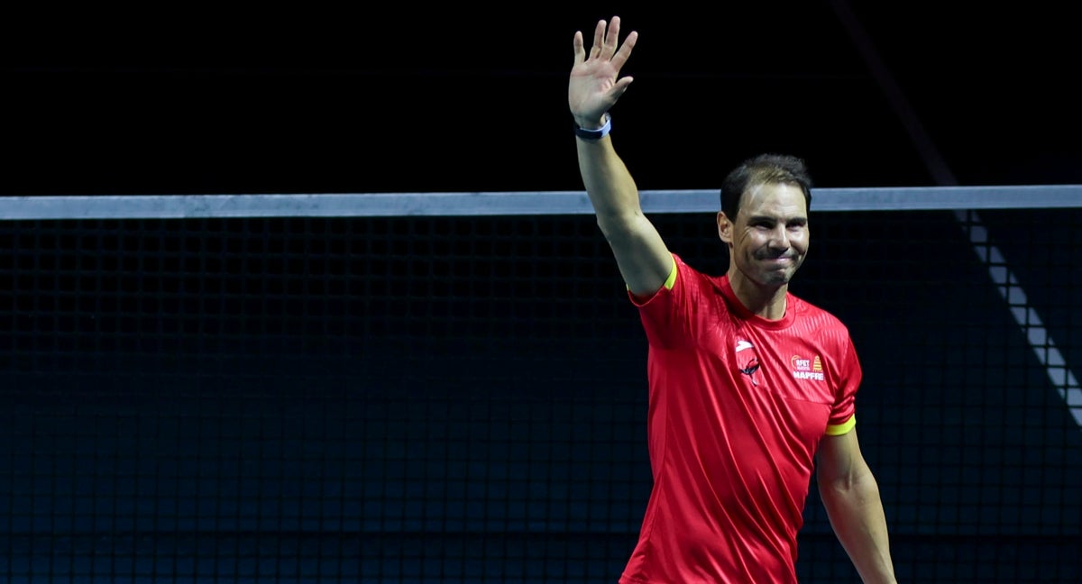Rafa Nadal, en sus últimas horas como tenista profesional.