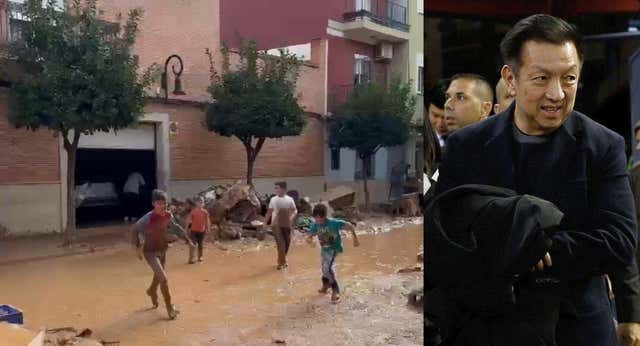 Peter Lim dona 325.357€ a los niños afectados por la DANA, el doble de lo recaudado por el Valencia