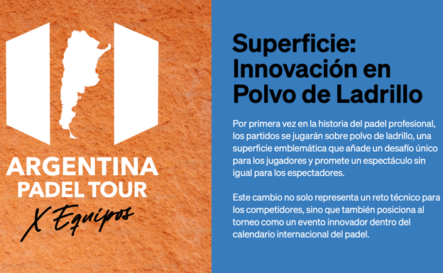 ¡Lo nunca visto! El primer torneo profesional de pádel en tierra batida de la historia