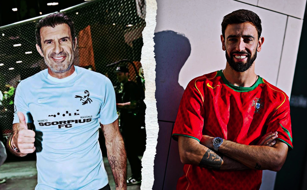 Figo en el torneo de Las Vegas y Bruno Fernandes con la última reedición de Nike. SOCCERBIBLE.