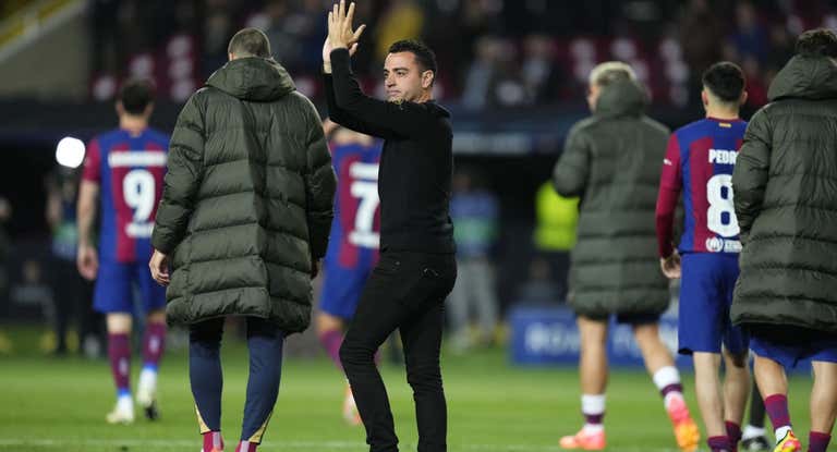 Xavi Hernández en un partido de la temporada pasada.