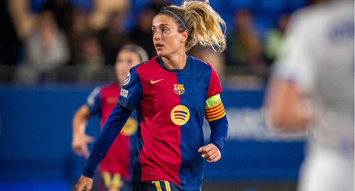 Alexia Putellas durante un partido.