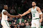 Jaylen Brown mantiene su traje de MVP y los Celtics asustan a toda la liga